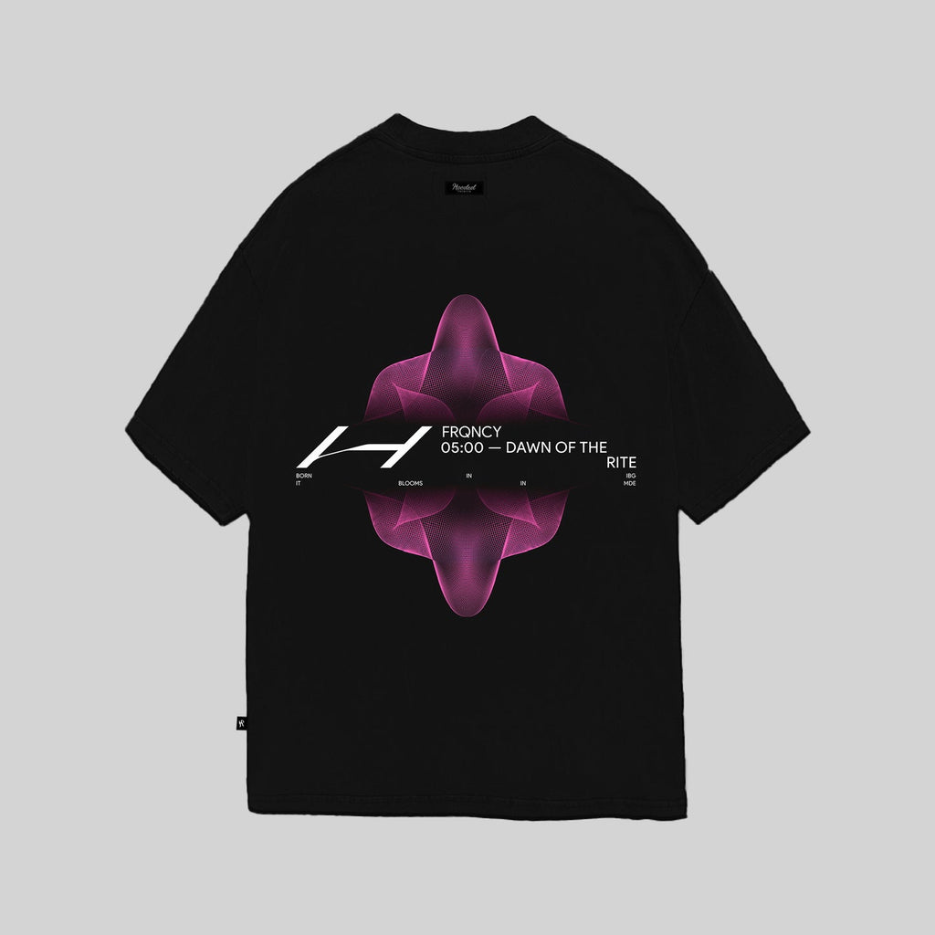 Hooded Frqncy Pink T-Shirt HCA194
