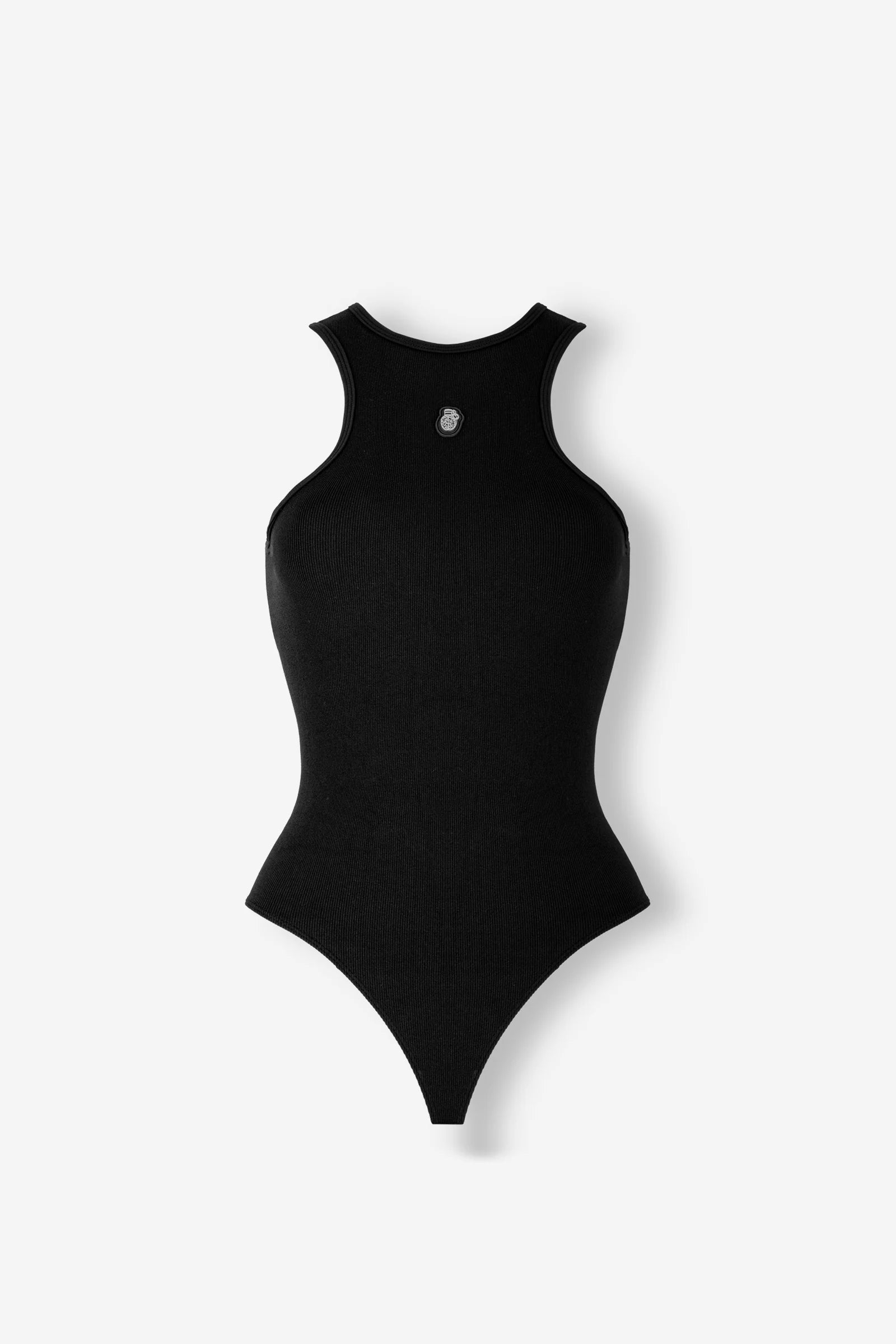 Blow up Sleeveless Bodysuit Black