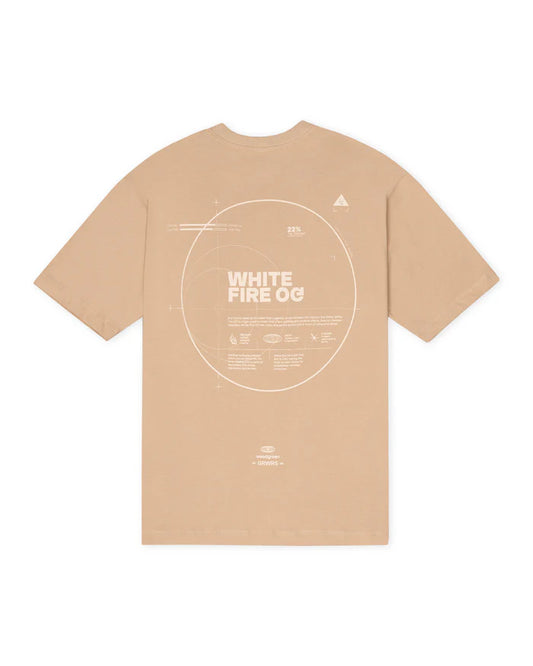 Weedgreen camiseta oversize wifi og beige