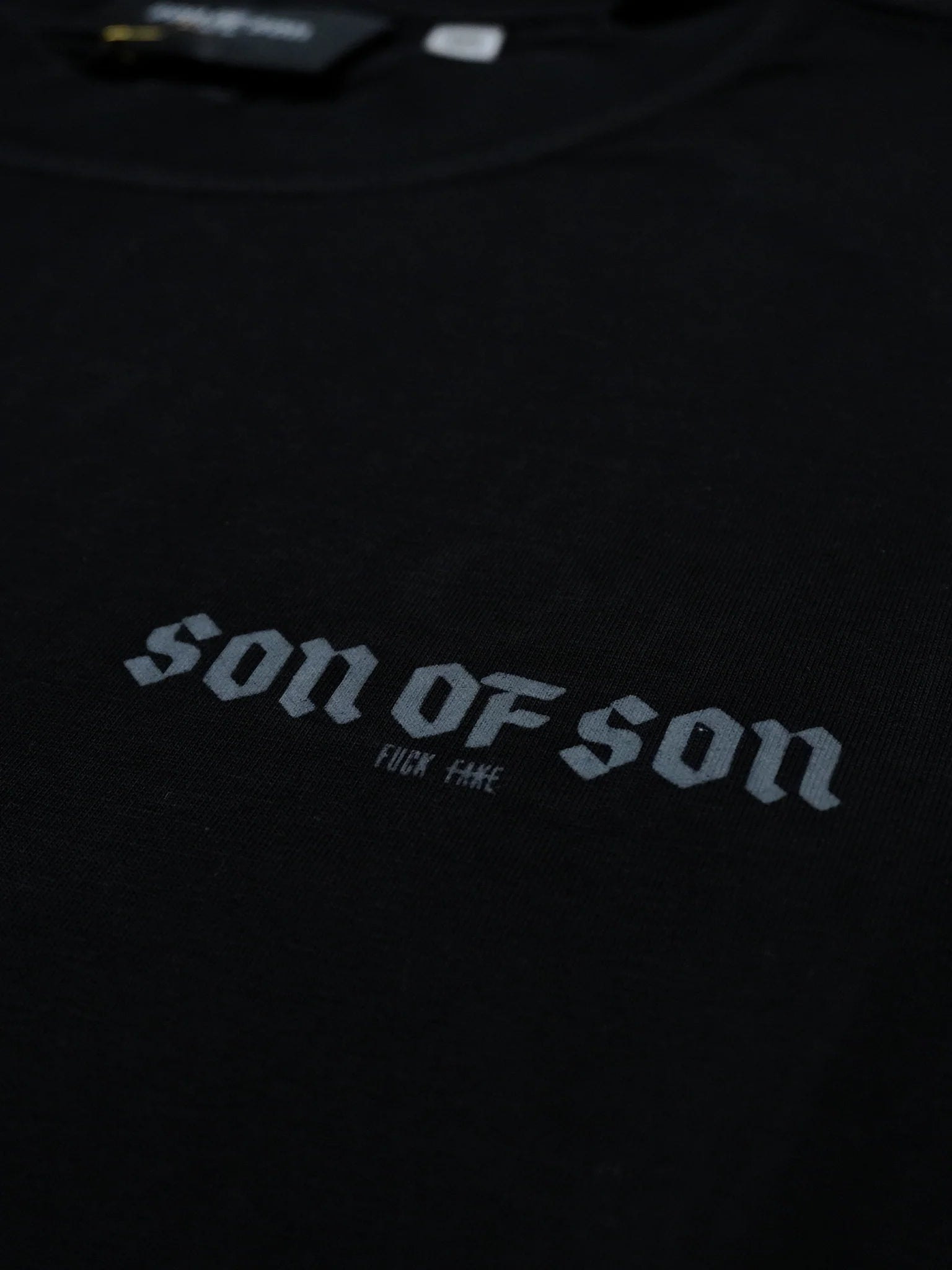 Son of son Crosshair Oversized T-Shirt — Black OT-122