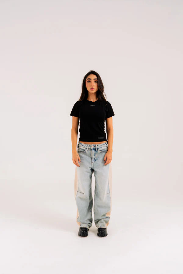 Aurum Black Signature Baby Tee