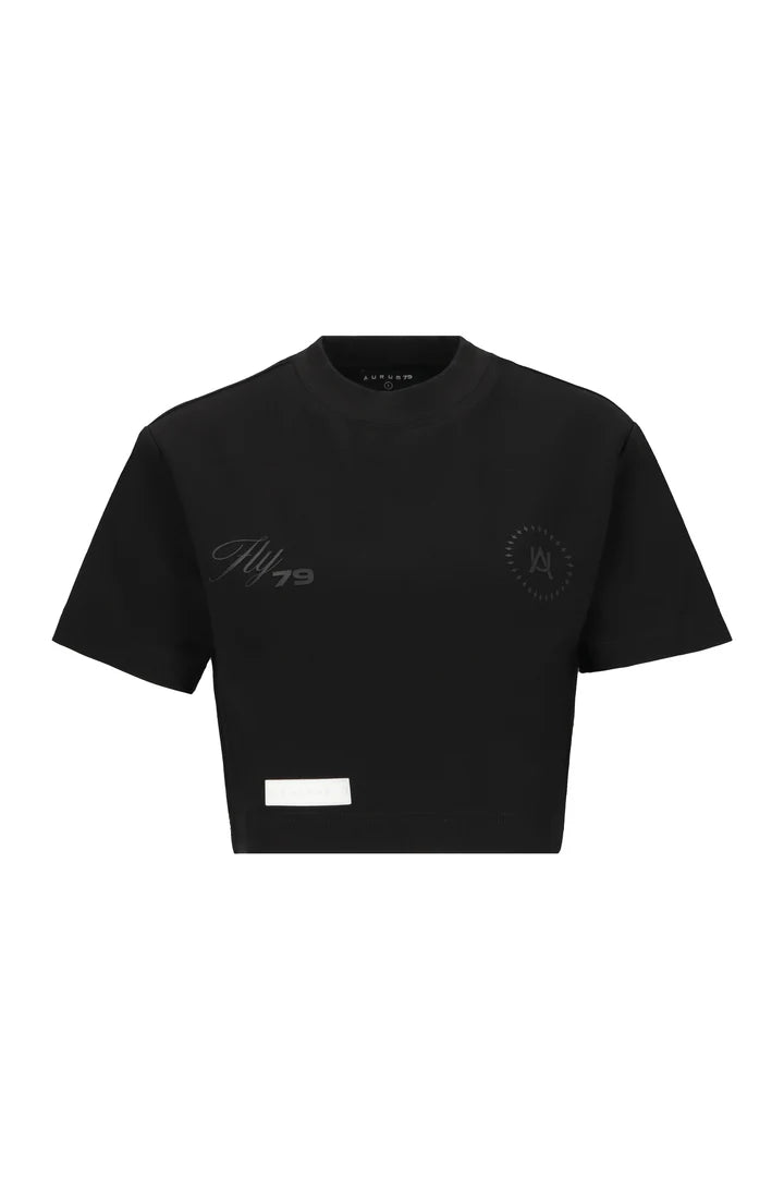 Aurum black born to fly croptop