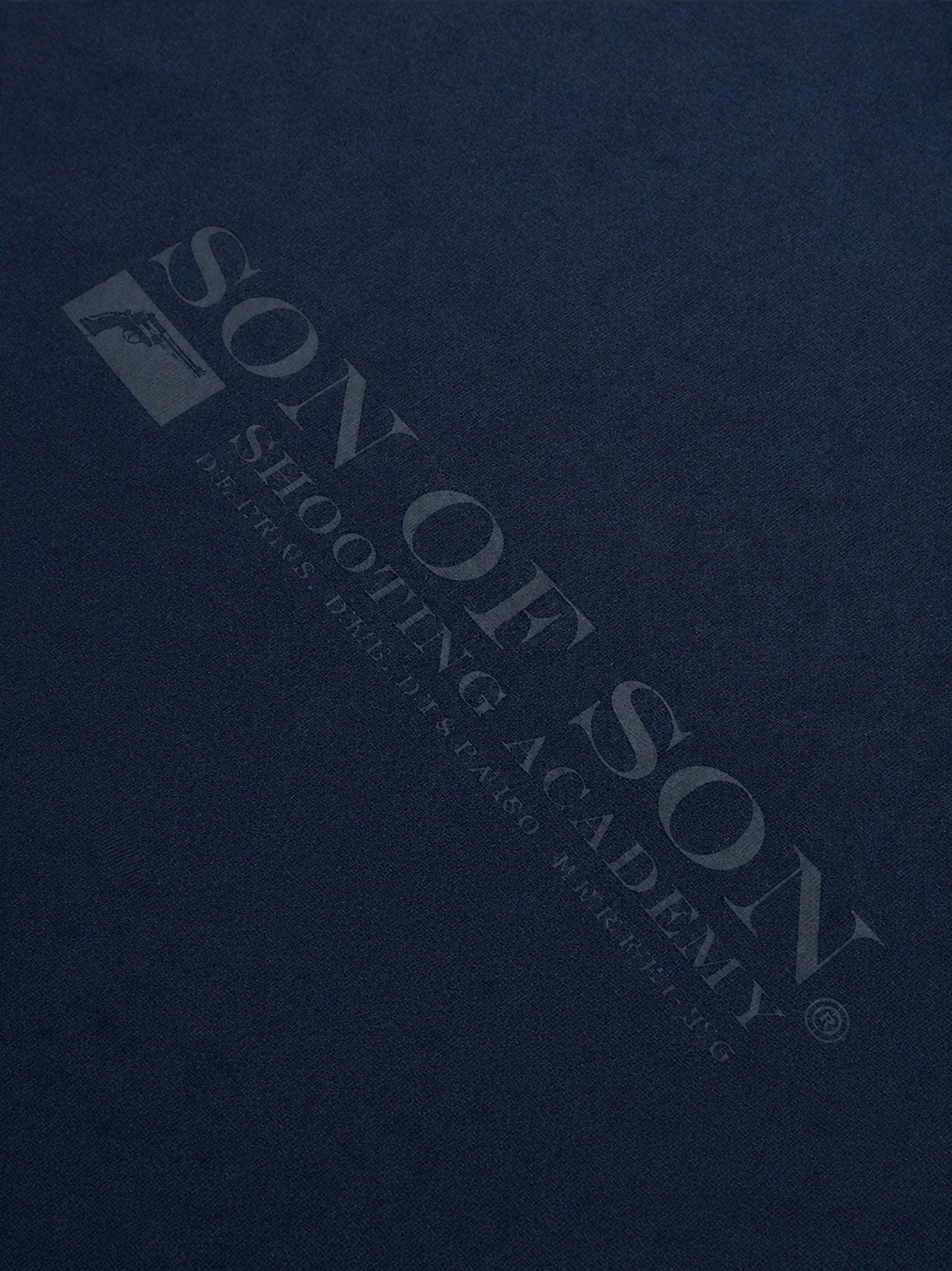 Son of son SOFS Academy Oversized T-Shirt — Washed Blue OT-119