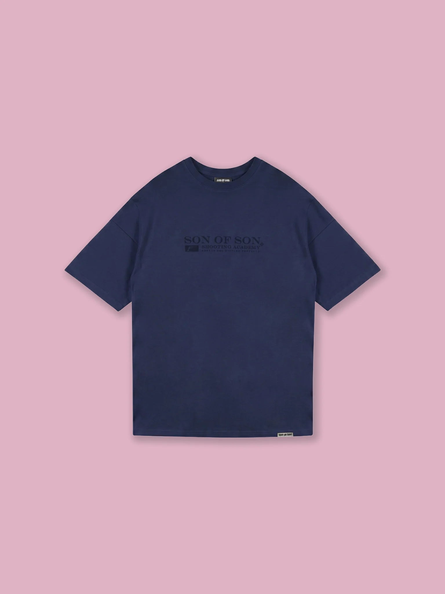 Son of son SOFS Academy Oversized T-Shirt — Washed Blue OT-119