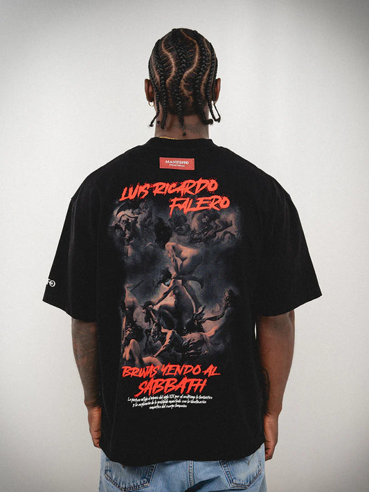 Manifesto Camiseta Oversize Brujas Sabbath