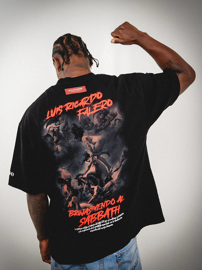 Manifesto Camiseta Oversize Brujas Sabbath