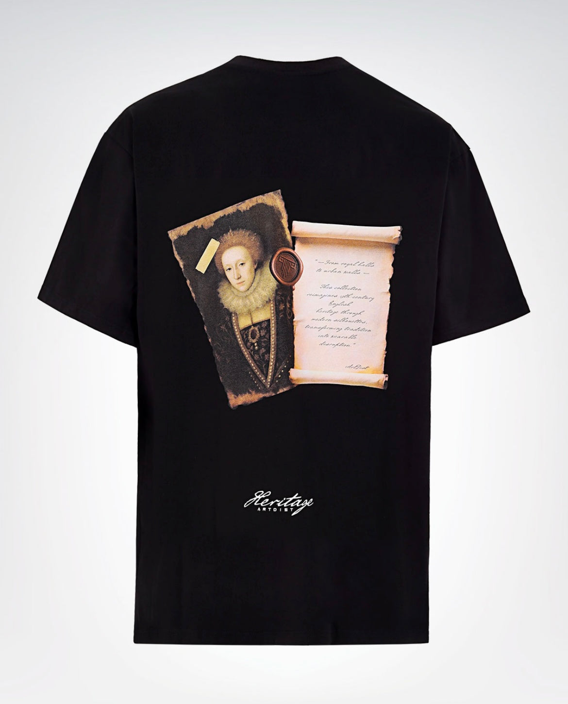Artdist legacy black t-shirt