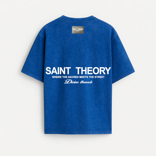 Saint theory hilos divinos azul desvanecido blanco
