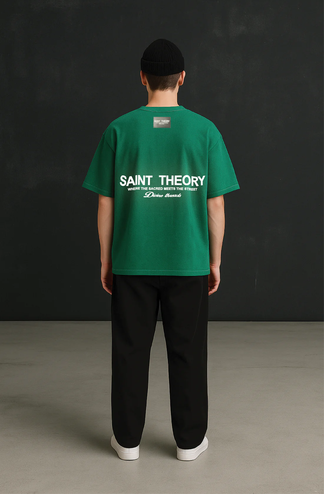 Saint theory hilos divinos verde desvanecido blanco