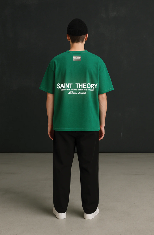 Saint theory hilos divinos verde desvanecido blanco