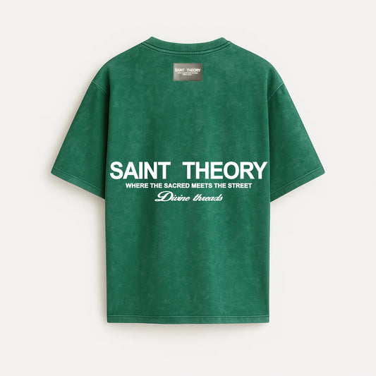 Saint theory hilos divinos verde desvanecido blanco