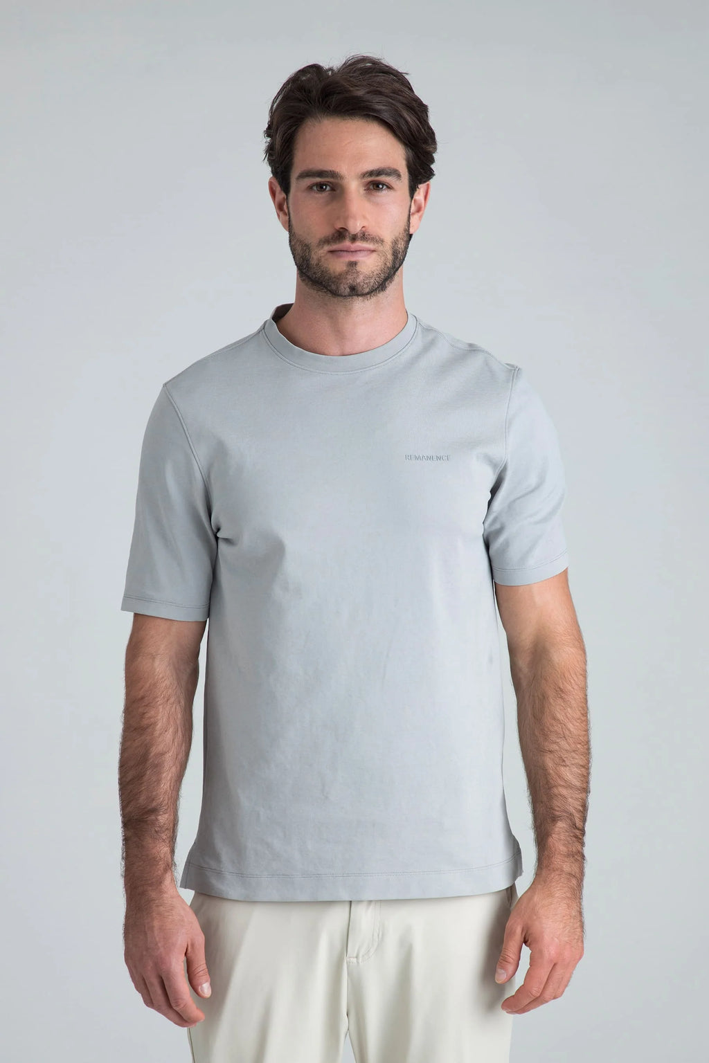 Remanence T-shirt Peak Gris Claro