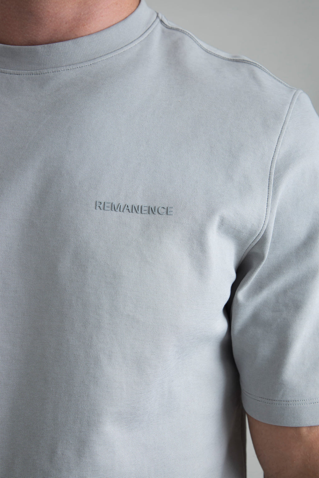 Remanence T-shirt Peak Gris Claro