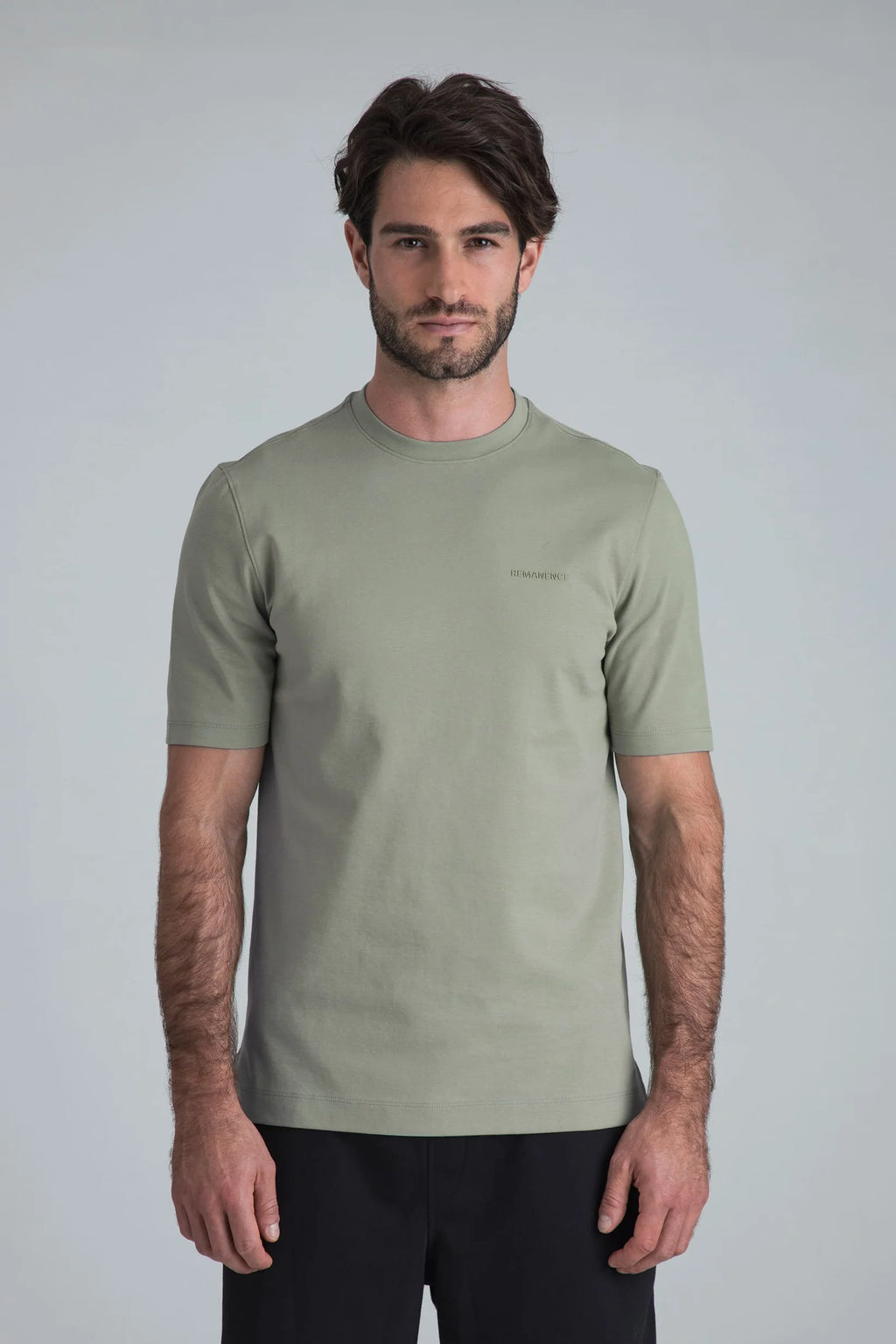 Remanence T-shirt Peak Verde Grisaceo