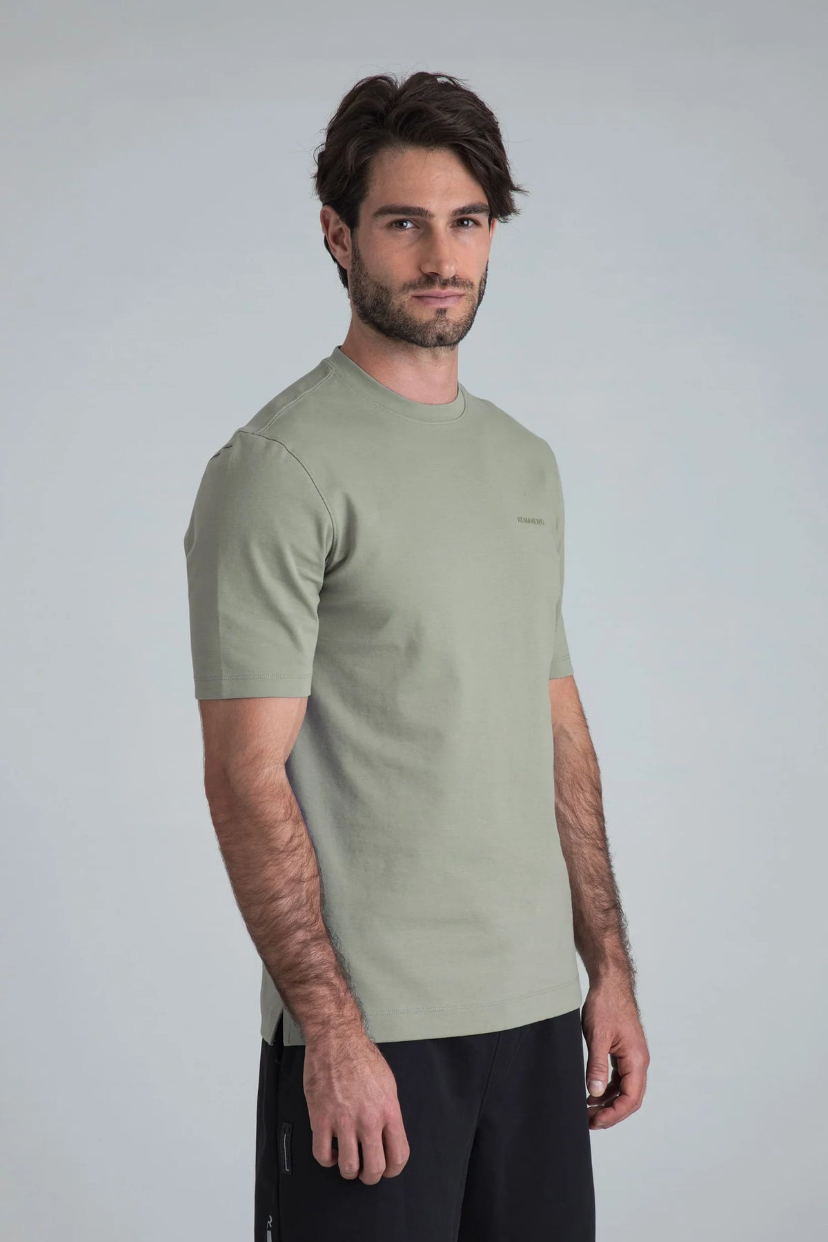 Remanence T-shirt Peak Verde Grisaceo
