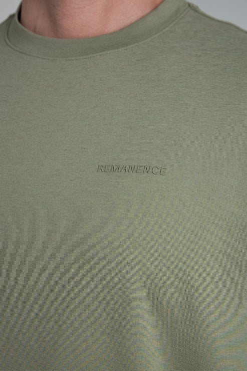 Remanence T-shirt Peak Verde Oliva