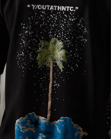 Y/OUT SNOW PALM T-SHIRT