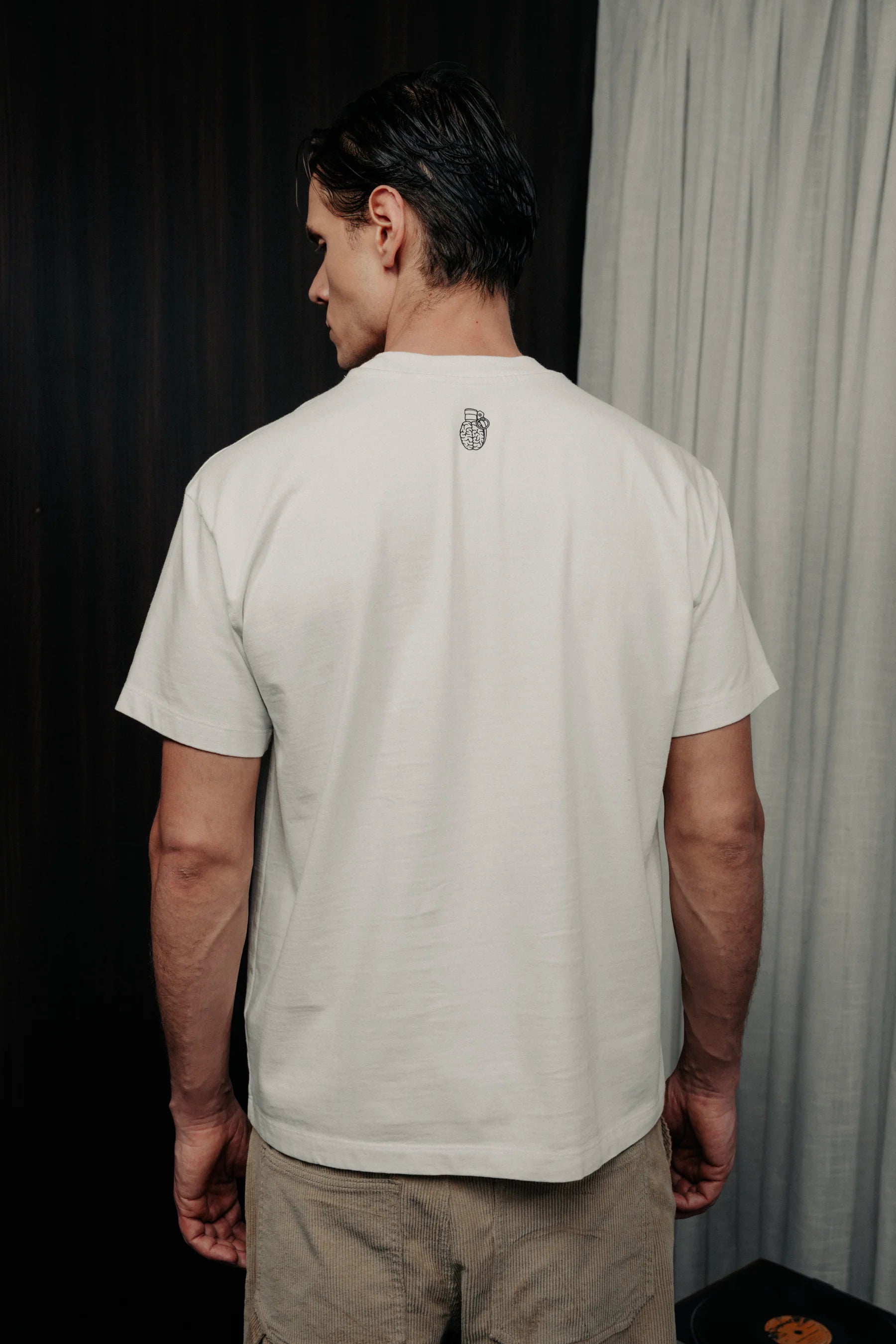 Blow up Cotton t-shirt ivory CLF7-1010