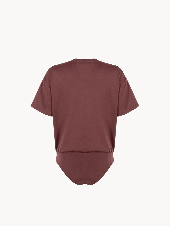 Celēit Stay-In Tee Brown