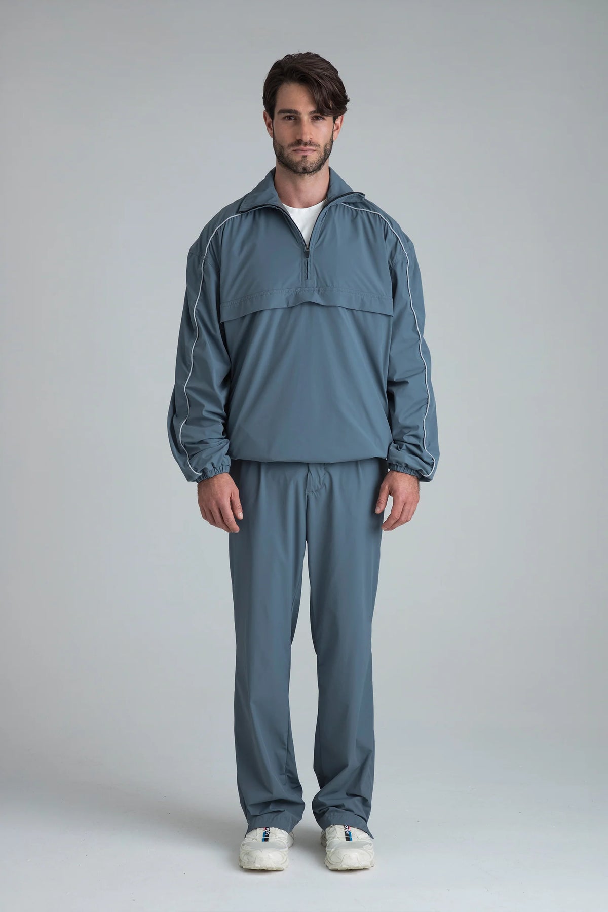 Remanence Pantalon Chino Zone Azul Grisaceo