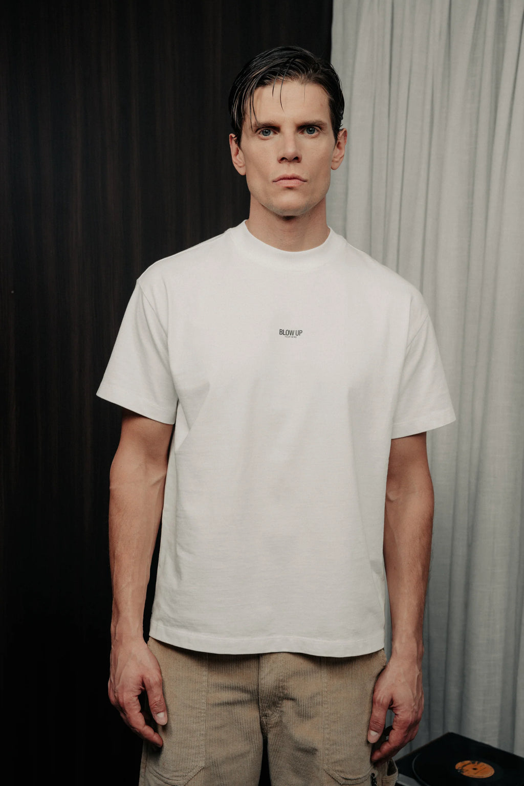 Blow up Cotton t-shirt ivory CLF7-1010