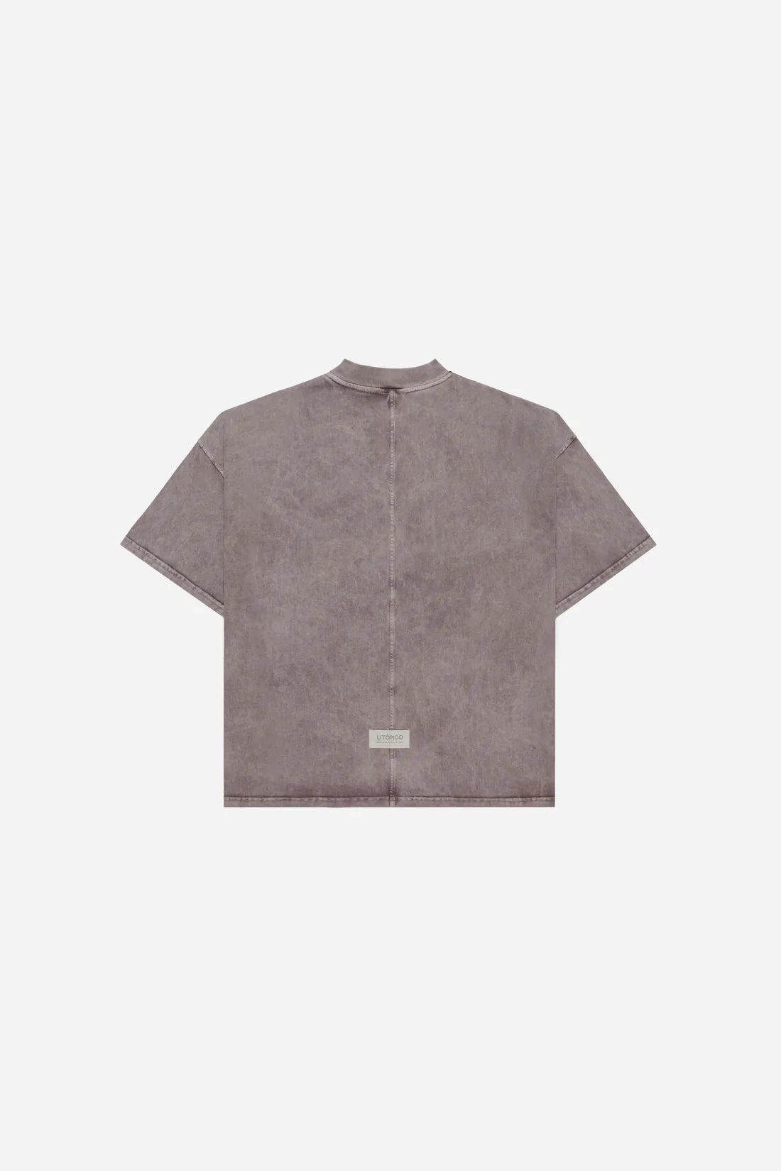 Utópico Camiseta Oversized - Moca