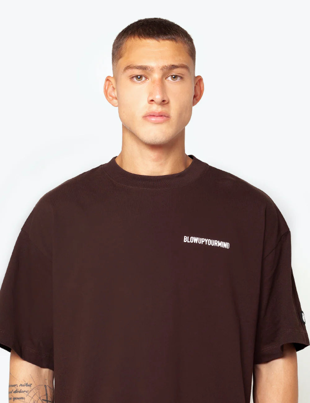 BLOW UP REGULAR BROWN T-SHIRT CR16/9017