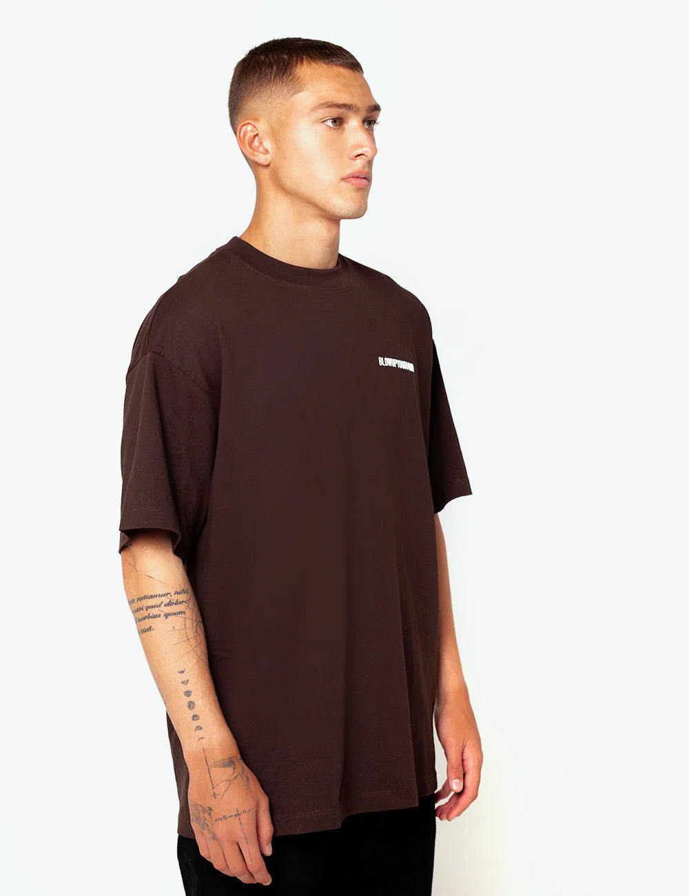 BLOW UP REGULAR BROWN T-SHIRT CR16/9017