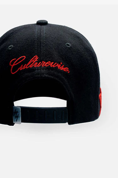 Culturewise Gorra Negra Rojo Japan CWCAP-JAP02