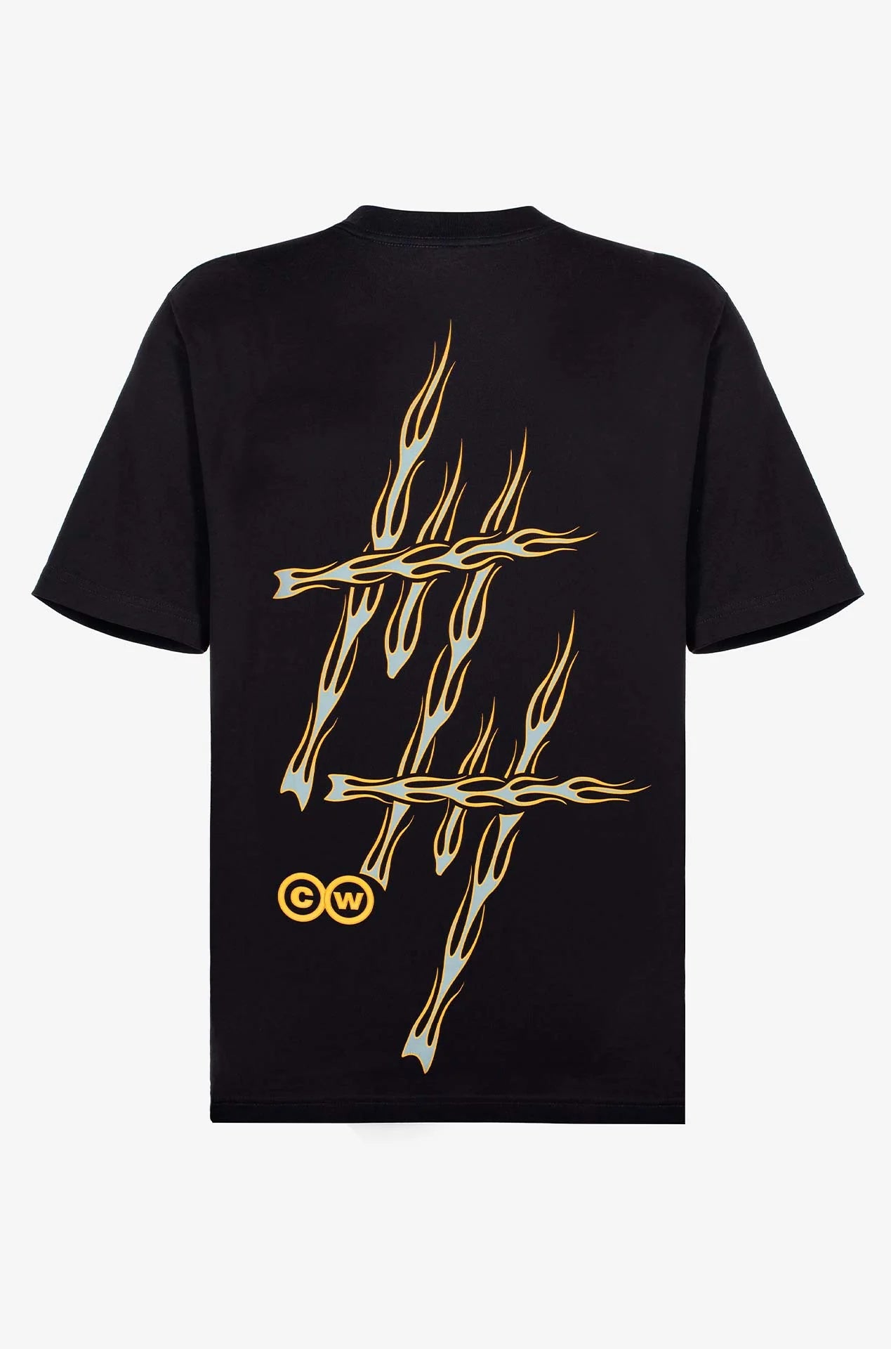 Money makers camiseta colors flame negro