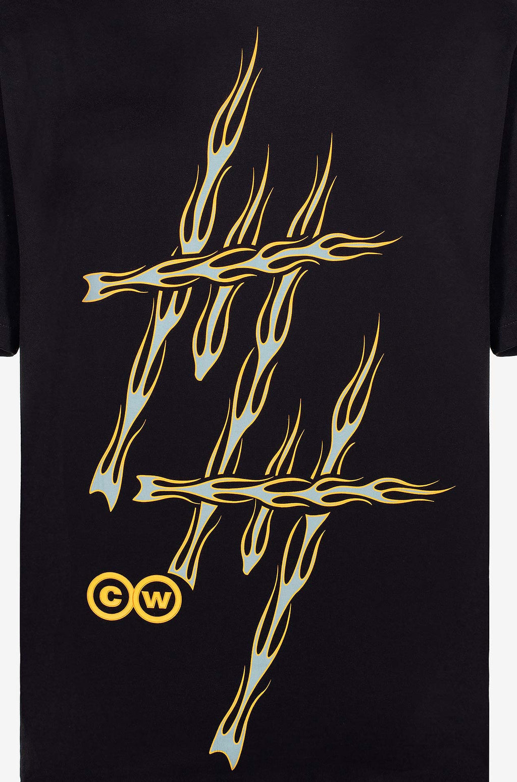 Money makers camiseta colors flame negro