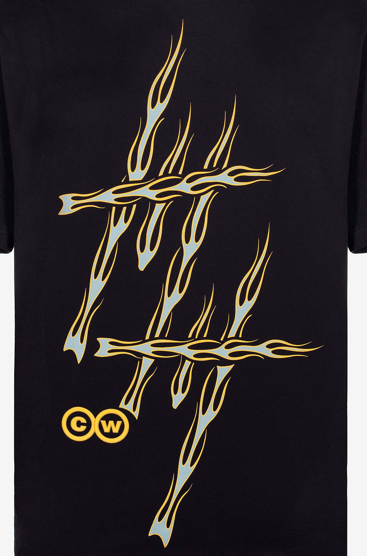 Money makers camiseta colors flame negro