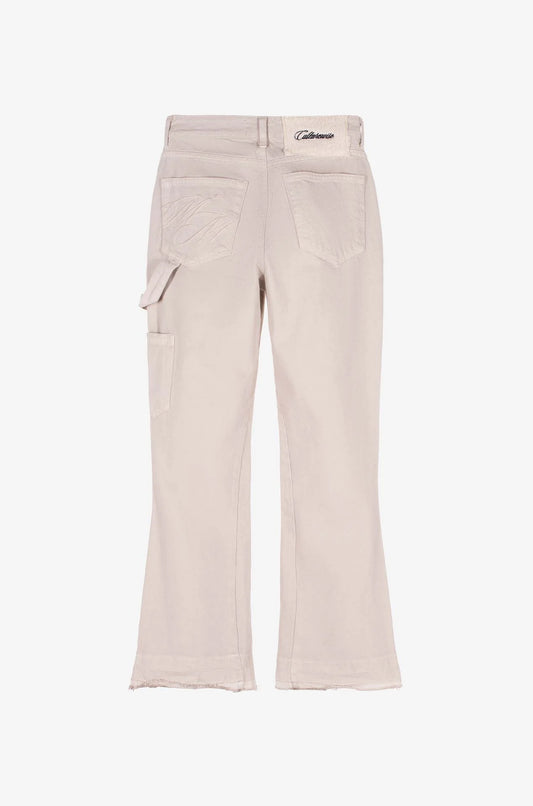 Money makers jean flare ivory