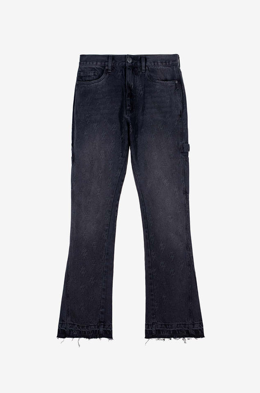 Money makers jean flare negro