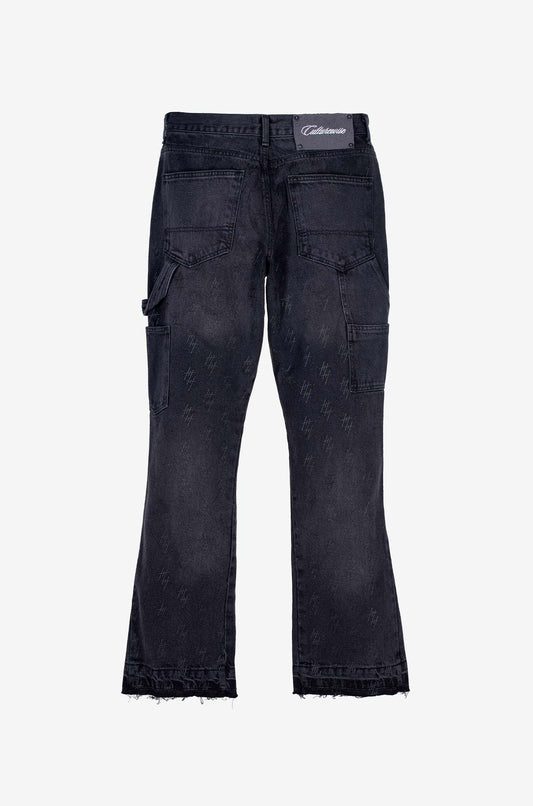Money makers jean flare negro