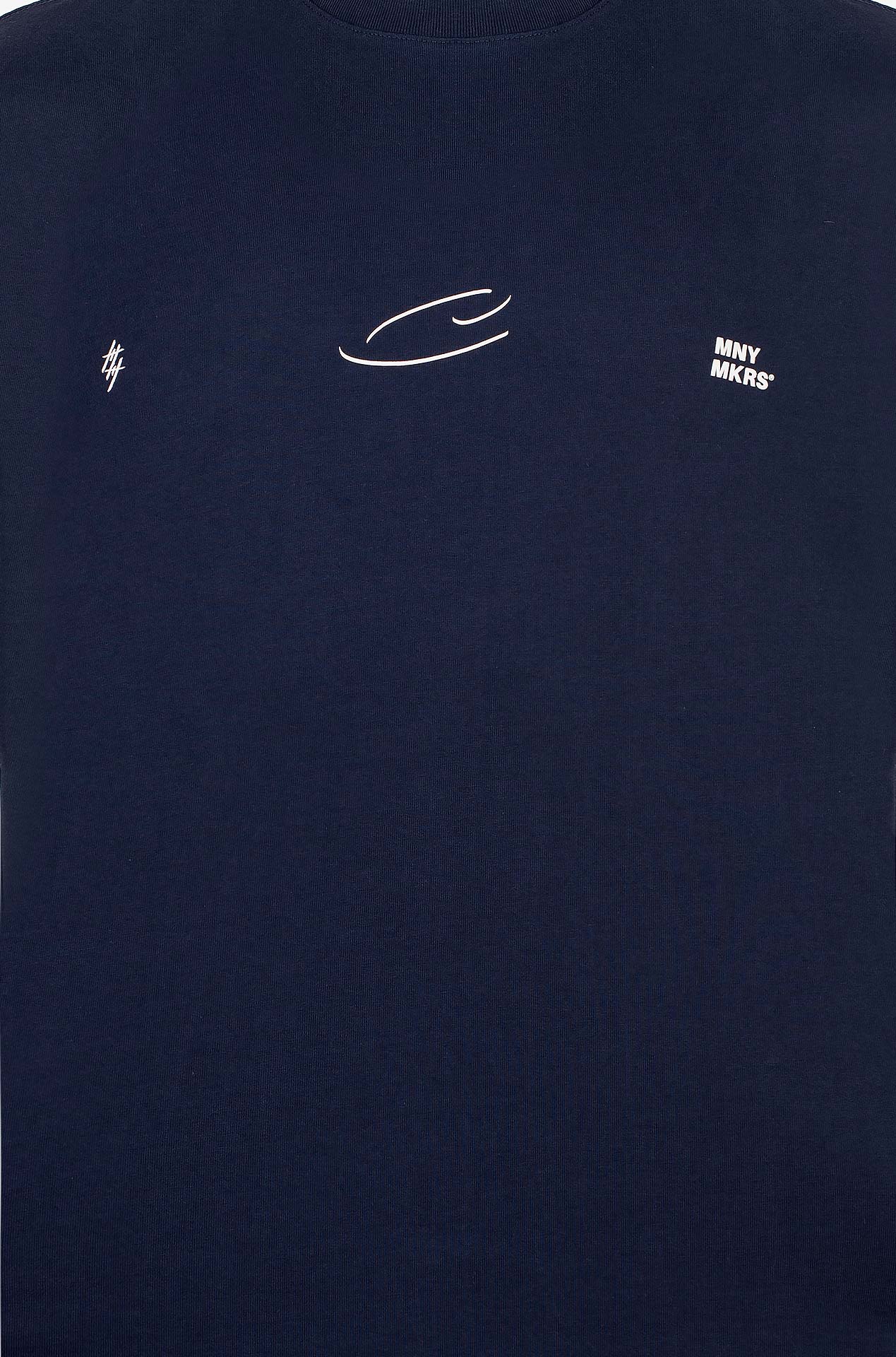 Money makers camiseta oversize flame azul