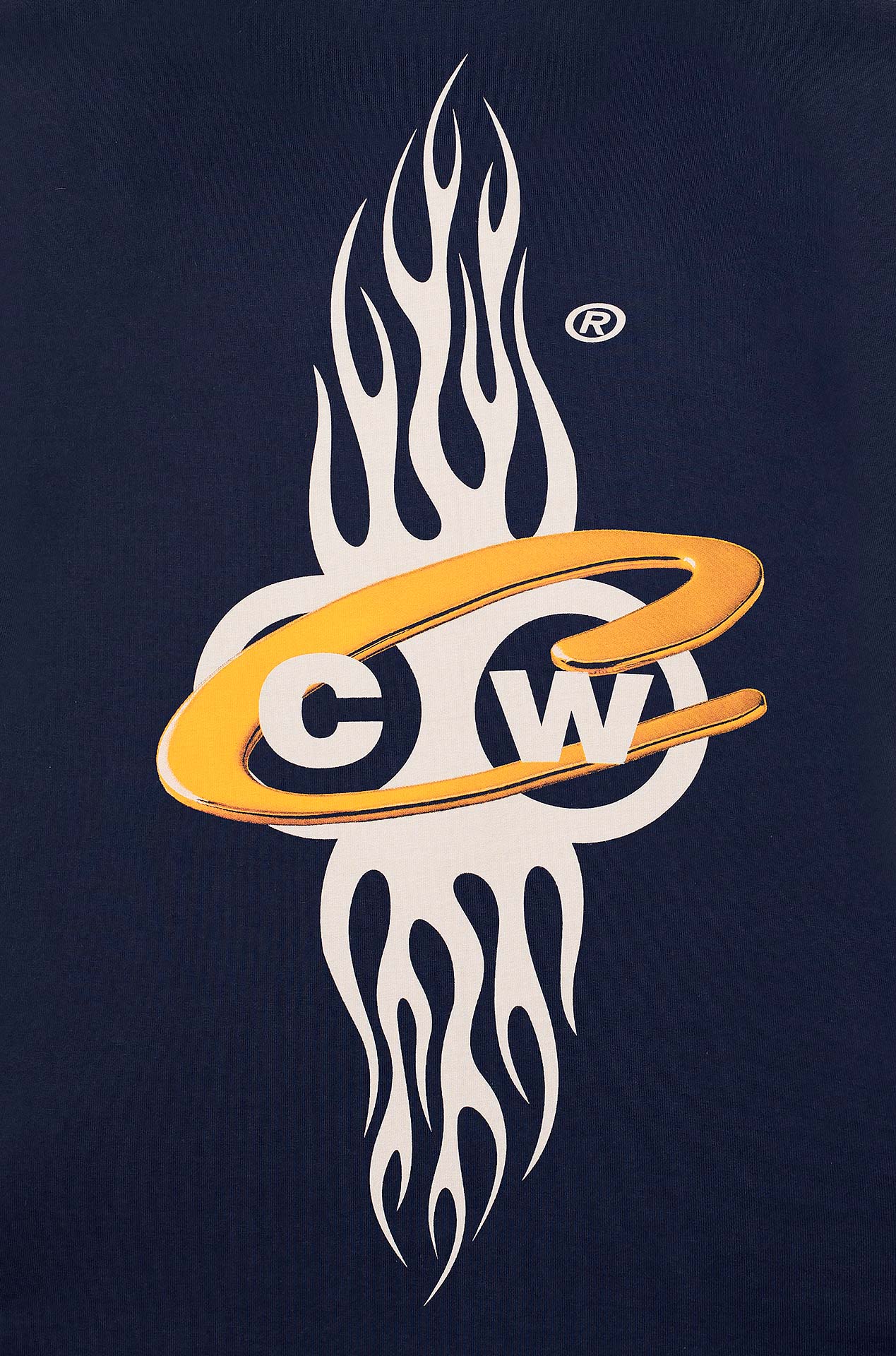 Money makers camiseta oversize flame azul