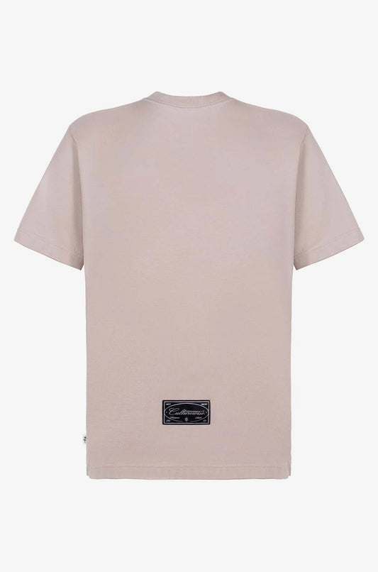 Money makers camiseta regular flame beige