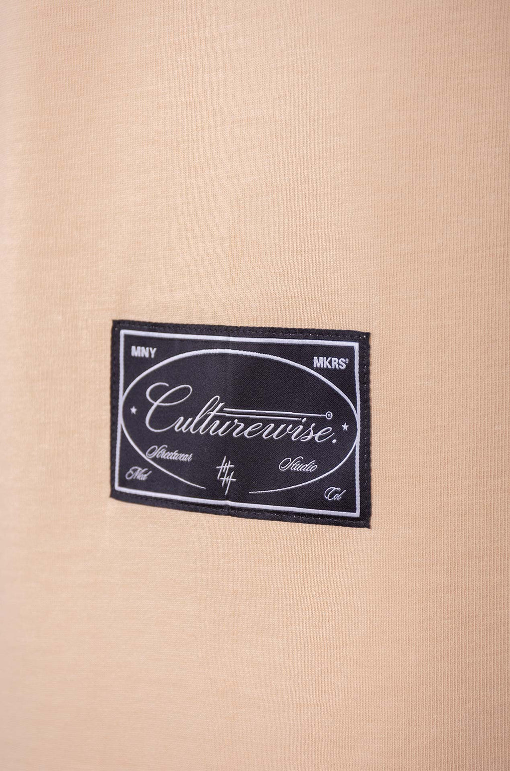 Culturewise t-shirt oversize camel CWOVER-MMXXV