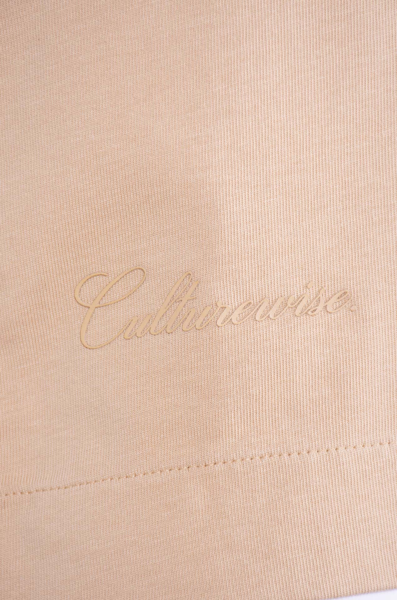 Culturewise t-shirt oversize camel CWOVERBASIC-C