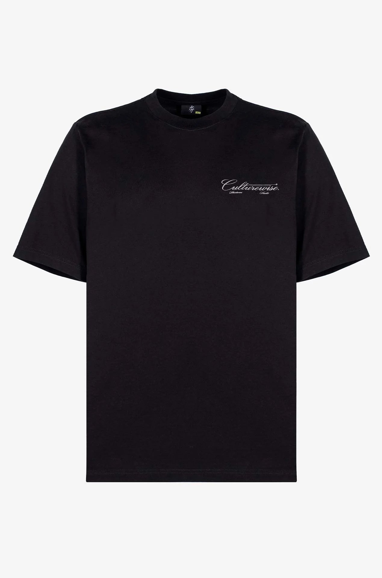 Culturewise t-shirt regular fit negro CWREGBASIC-N