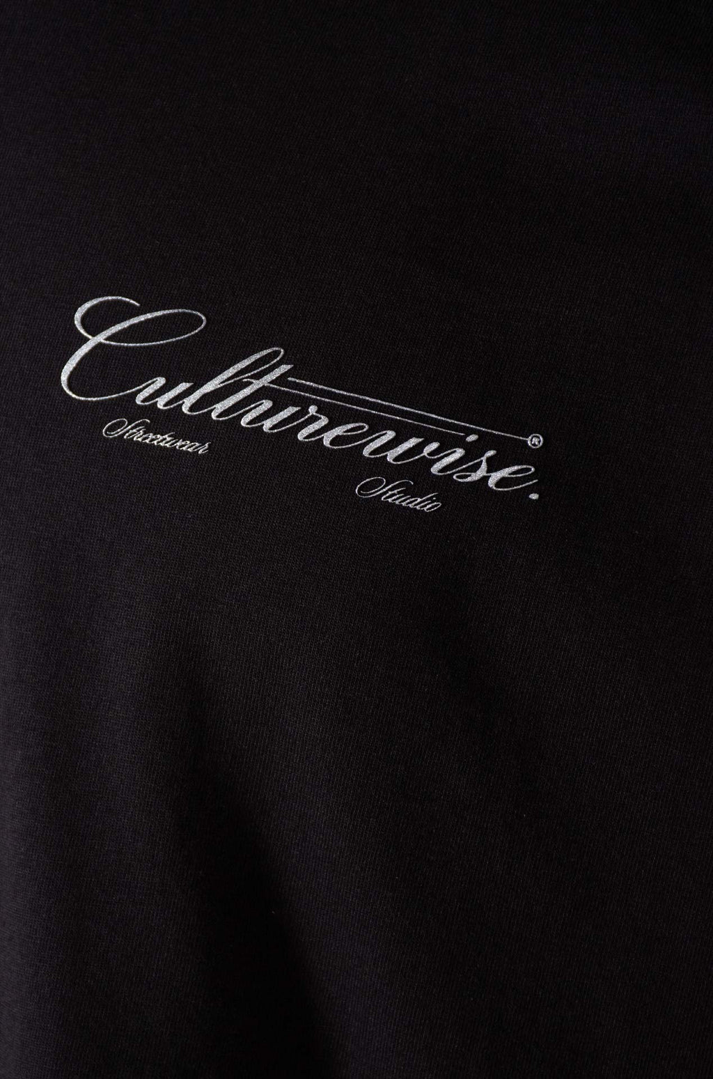 Culturewise t-shirt regular fit negro CWREGBASIC-N