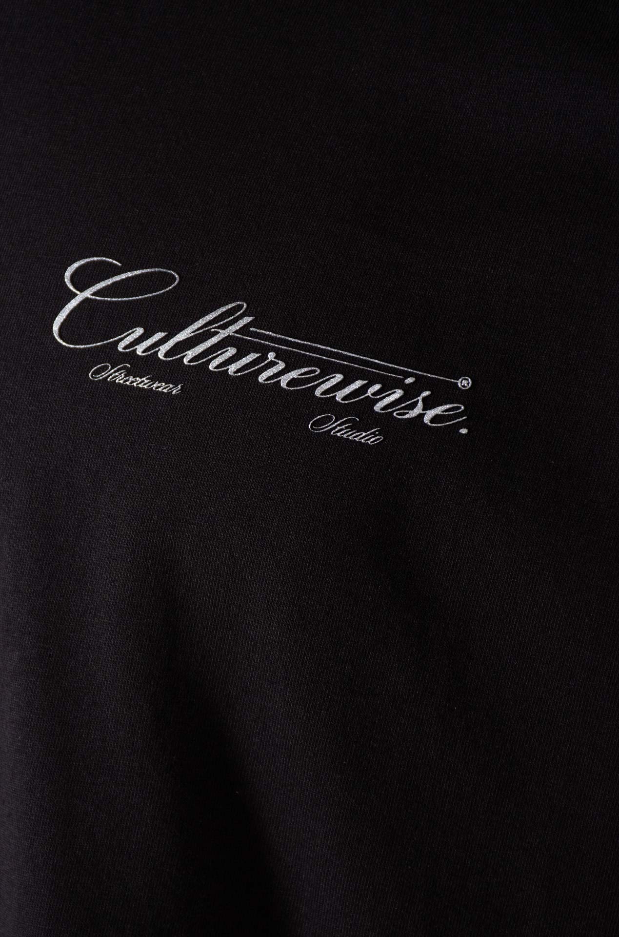 Culturewise t-shirt regular fit negro CWREGBASIC-N