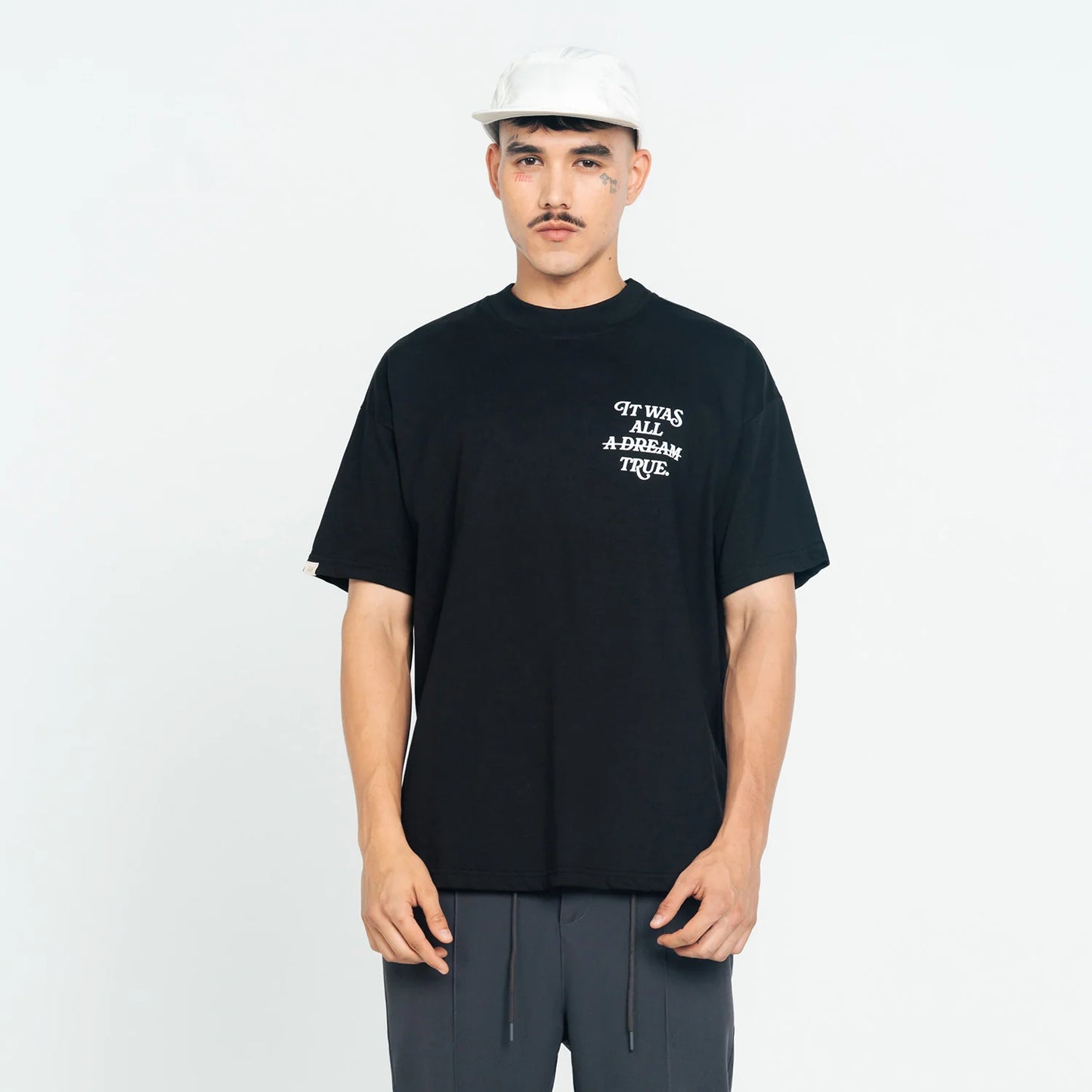 True Camiseta Oversized Dream - Negra