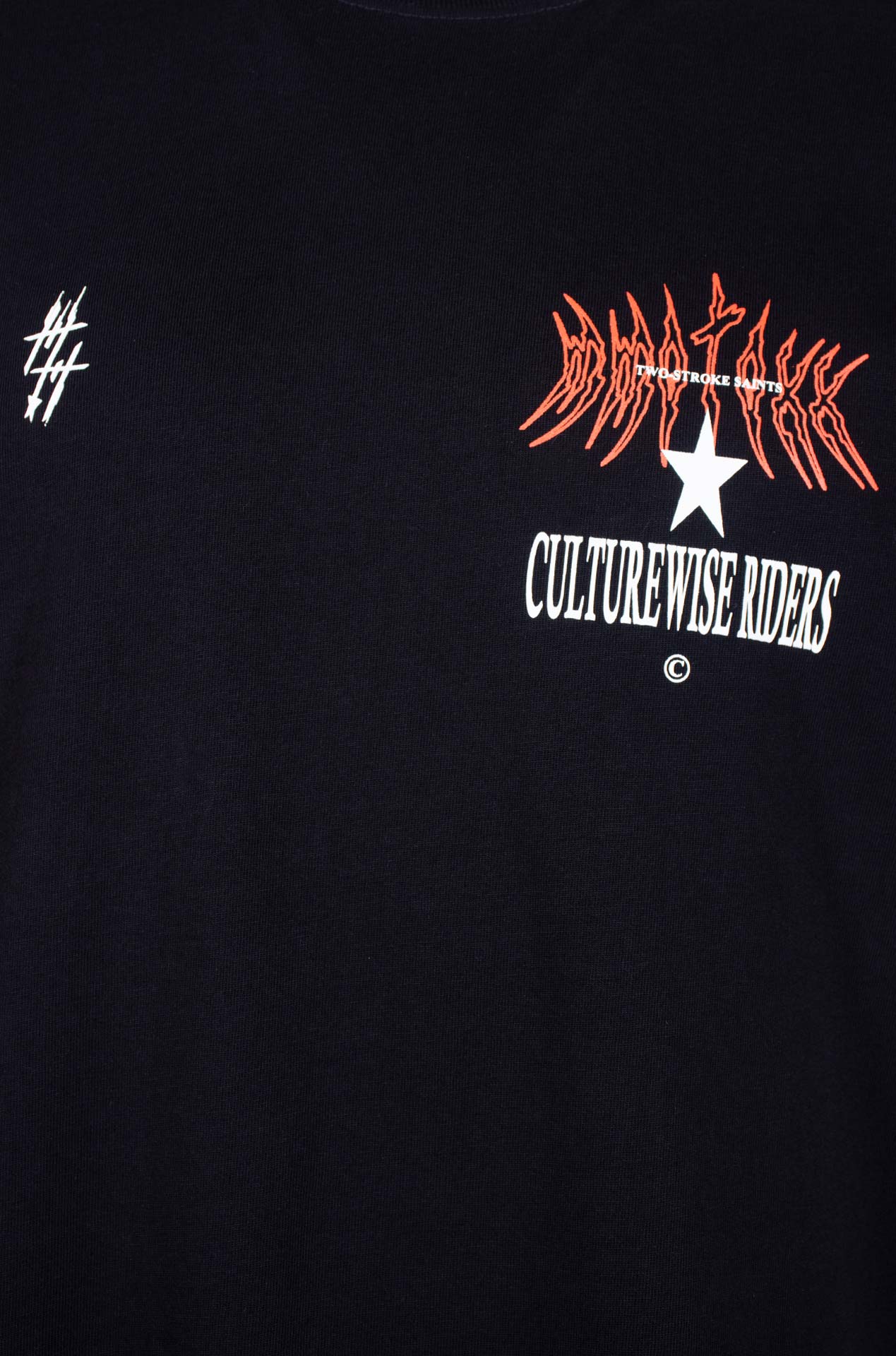 Culturewise camiseta regular racing negro CWREGQ3RACING