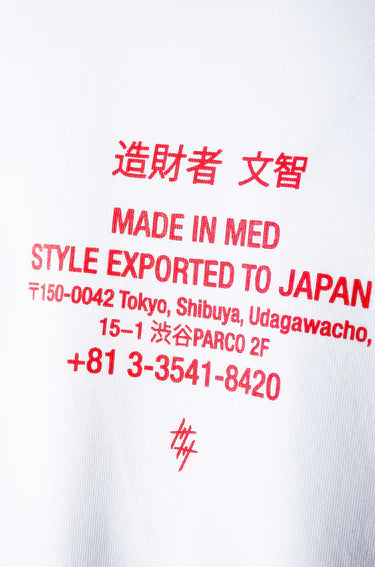 Culturewise Camiseta Blanca Japan Dragon CWTO-JAPDRAG