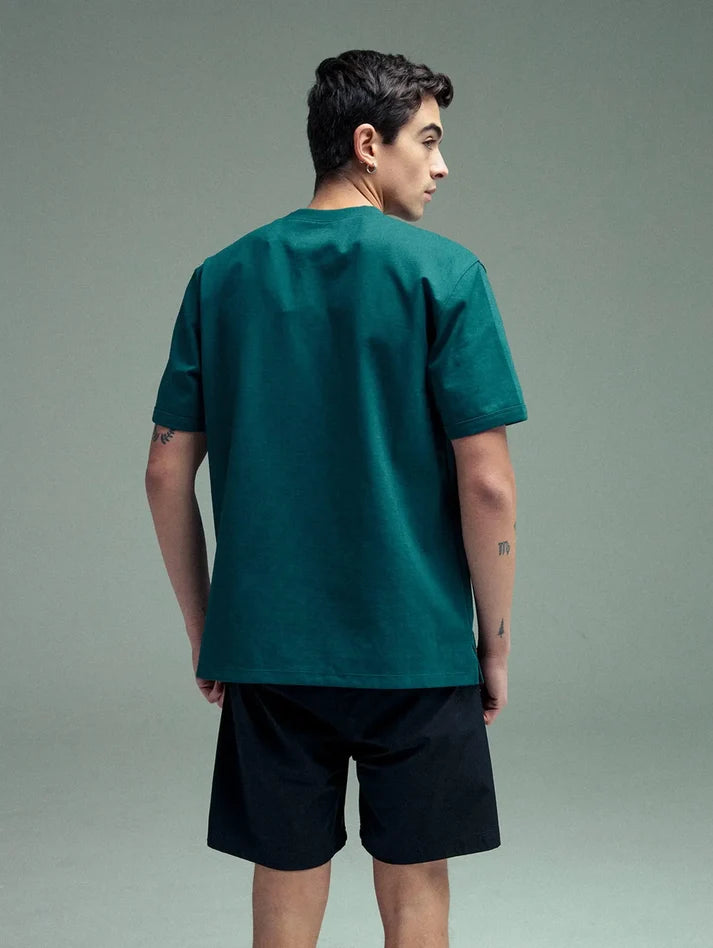 Remanence T-Shirt Cling Verde Marino