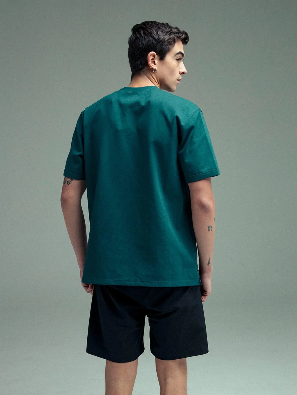Remanence T-Shirt Cling Verde Marino