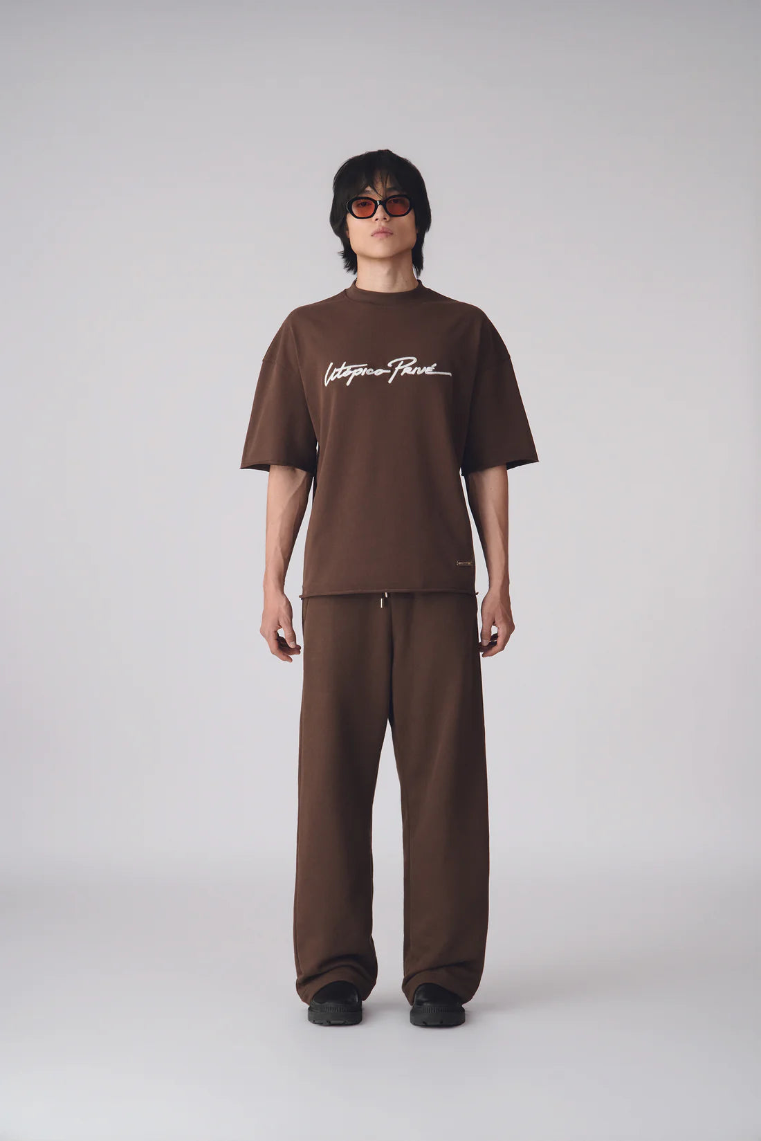 Utópico camiseta cafe - relaxed fit