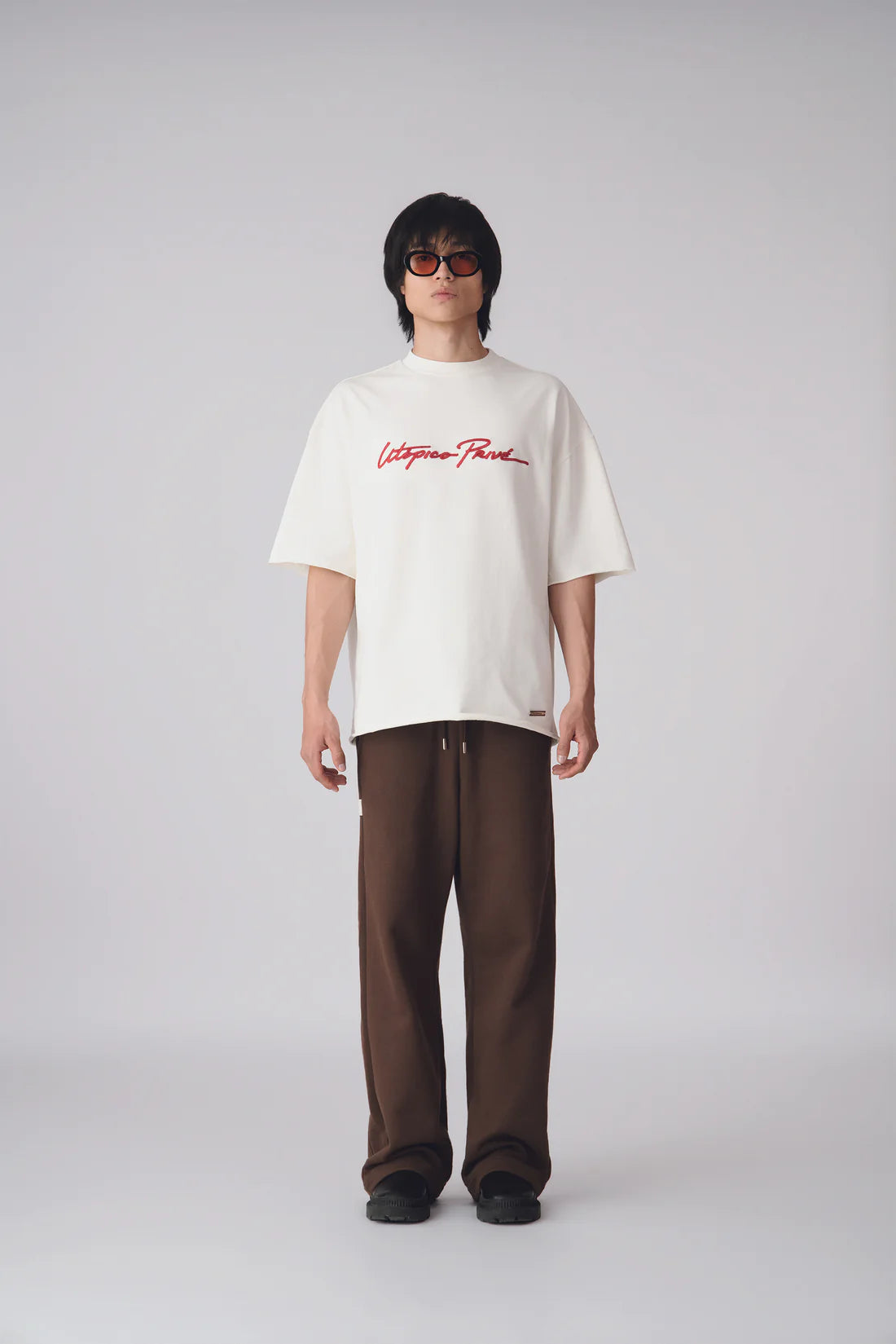 Utópico camiseta marfil - relaxed fit